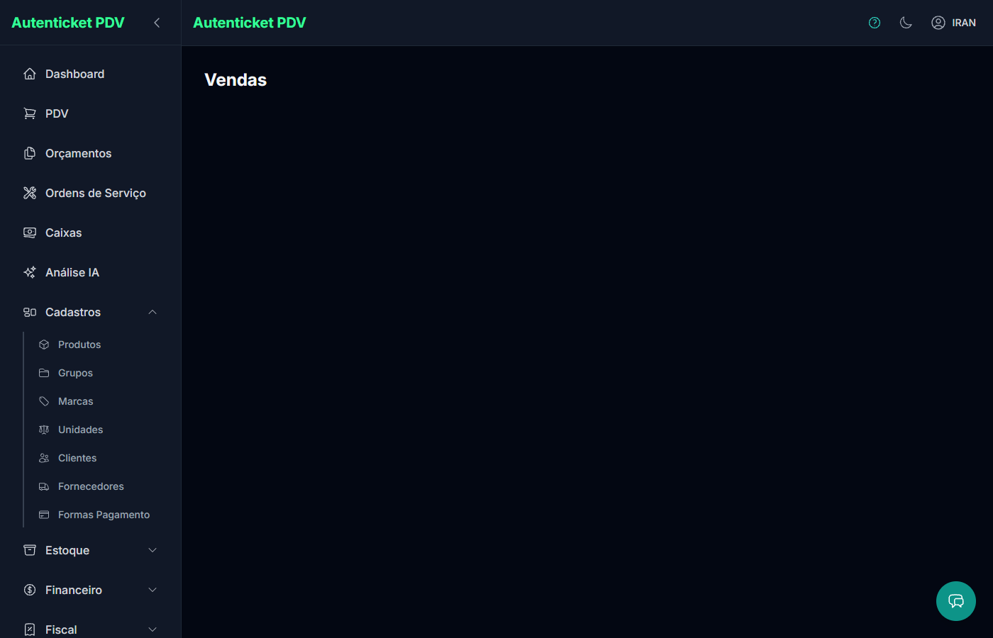 Histórico de Vendas